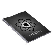 Nerdy Atomic Notitieboek, grijs Notitieboek (Rechterzijde)