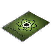 Nerdy Atomic Notitieboek, groen Notitieboek (Linkerzijde)
