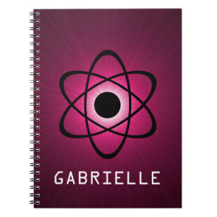 Nerdy Atomic Notitieboek, Roze Notitieboek