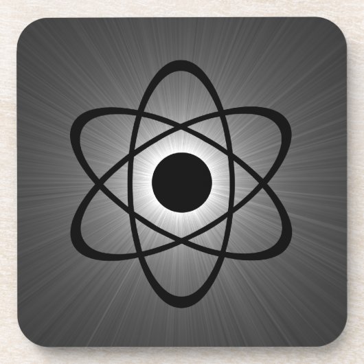 Nerdy Atomic Onderzetter Set, grijs (Voorkant)