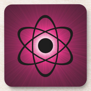 Nerdy Atomic Onderzetter Set, Roze