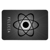 Nerdy Atomic Premium Magnet, Grey Magneet (Horizontaal)
