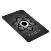 Nerdy Atomic Premium Magnet, Grey Magneet (Rechterzijde)