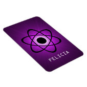Nerdy Atomic Premium Magnet, Paars Magneet (Rechterzijde)