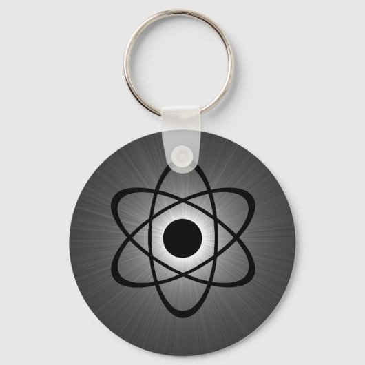 Nerdy Atomic Sleutelhanger, grijs Sleutelhanger (Voorkant)
