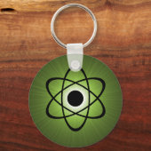Nerdy Atomic Sleutelhanger, groen Sleutelhanger (Voorkant)