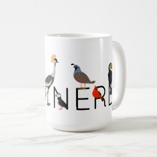 Nerdy Bird Nerd Coffee Mok