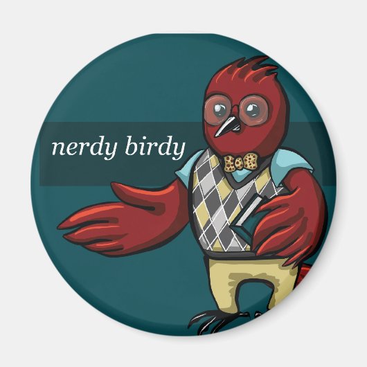 Nerdy Birdy Magneet (Voorkant)