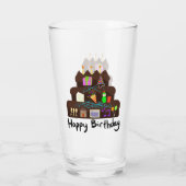 Nerdy Birthday Neural Network Glas (Achterkant)