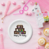 Nerdy Birthday Neural Network Papieren Bordje (Feest)