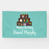 Nerdy Birthday Neural Network Spandoek (Horizontaal)