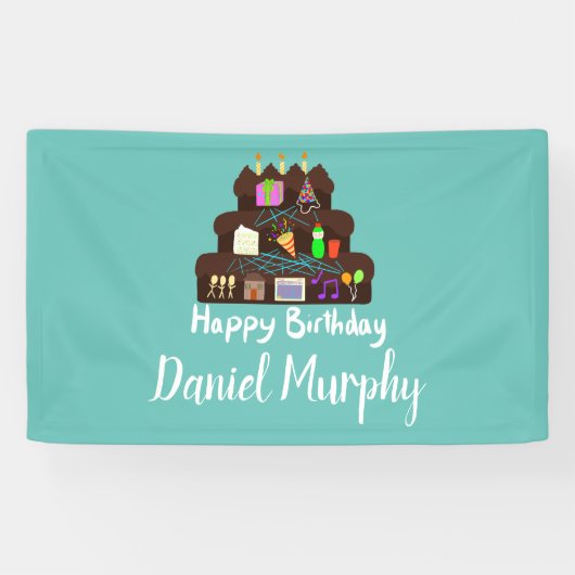 Nerdy Birthday Neural Network Spandoek (Horizontaal)