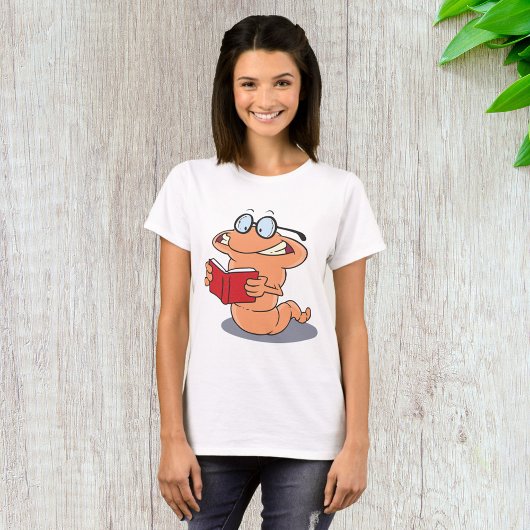 Nerdy Bookworm leest een boek T-shirt