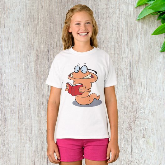 Nerdy Bookworm leest een boek T-shirt