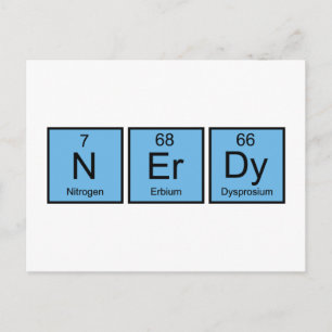 Nerdy Briefkaart