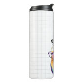  Nerdy Budgie Tumbler Thermosbeker (Gedraaid links)