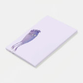 Nerdy Character Funny Cute Geek Post-it® Notes (Schuin)