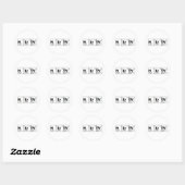 Nerdy Chemistry Product! Ronde Sticker (Vel)