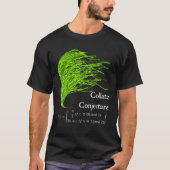 Nerdy Collatz Vermoeden 3n 1 Groen Zeewier Wiskund T-shirt (Voorkant)