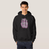 Nerdy Curvy Sometimes Flirty Retro Vibe Pastel on  Hoodie (Voorkant volledig)