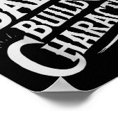 Nerdy Dads Build Character Rpg Dice Father Humor  Poster (Hoek)