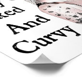 Nerdy Dirty Inked &versterker; Curvy Reading Lover Poster (Hoek)