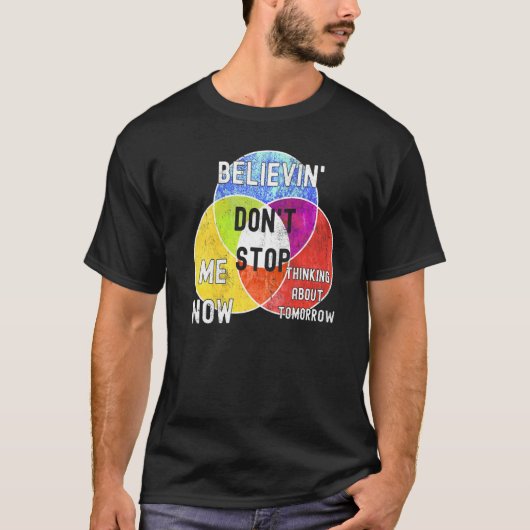 Nerdy Don't Stop Venn Diagram Algebra Math Teacher T-shirt (Voorkant)