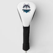 Nerdy door Natuur Husky Golfheadcover (Voorkant)