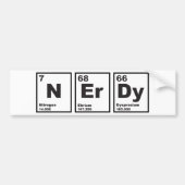 Nerdy Elements Bumpersticker (Voorkant)