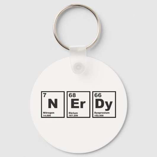 Nerdy Elements Sleutelhanger (Voorkant)