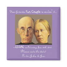 Nerdy Fun Couple Save-the-Date Cute Funny