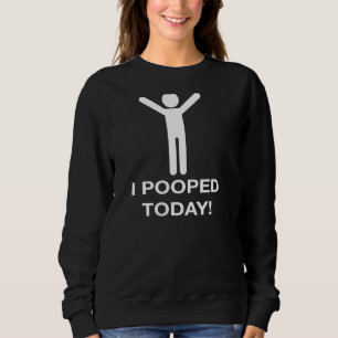 Nerdy Funny I pooping Today Halloween Costume Gag Trui
