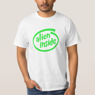 Nerdy, geek alien t-shirt