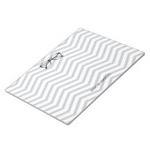 Nerdy Geekery Personalized Chevron Notitieblok (Schuin)