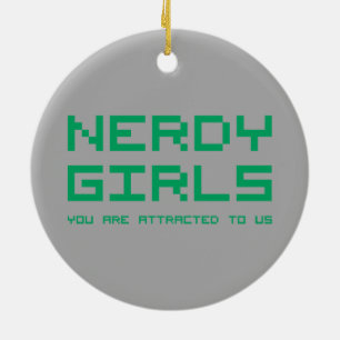 Nerdy Girls 2 Keramisch Ornament