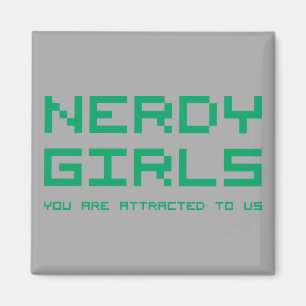 Nerdy Girls 2 Magneet