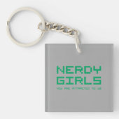 Nerdy Girls 2 Sleutelhanger (Voorkant)