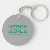 Nerdy Girls 2 Sleutelhanger (Achterkant)