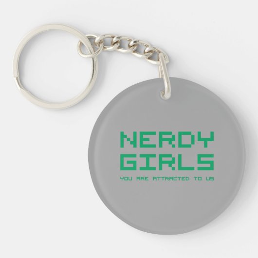 Nerdy Girls 2 Sleutelhanger (Voorkant)
