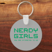 Nerdy Girls 2 Sleutelhanger (Voorkant)