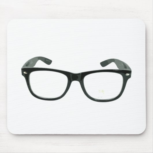 Nerdy Glasses Mousepad Muismat (Voorkant)