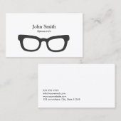 Nerdy Glasses Optometrist Visitekaartje (Voorkant / Achterkant)
