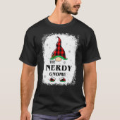 Nerdy Gnome Buffalo Pset Matching Family Xmas Paj T-shirt (Voorkant)