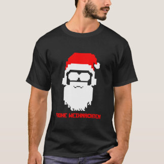 Nerdy Kerstman Kerstman Vrolijk Kerstfeest Lang T-shirt