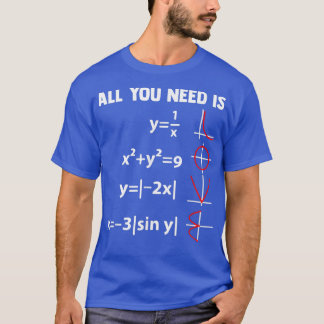 Nerdy Math Equation Mathematics Science Geometry  T-shirt