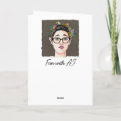 Nerdy meisjes heersen over de wereld kaart (Achterkant)