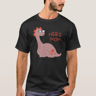 Nerdy moeder Nerd moeder koelste moeder ooit T-shirt
