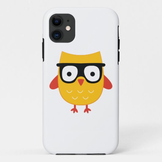 Nerdy Owl Case-Mate iPhone Case (Achterkant)