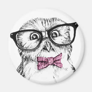 Nerdy owlet magneet