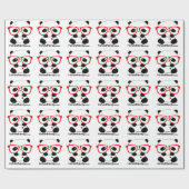 Nerdy Panda Cadeaupapier (Vlak)